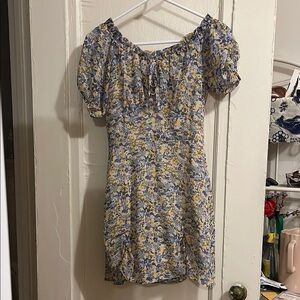 Floral Puff Sleeve Dress